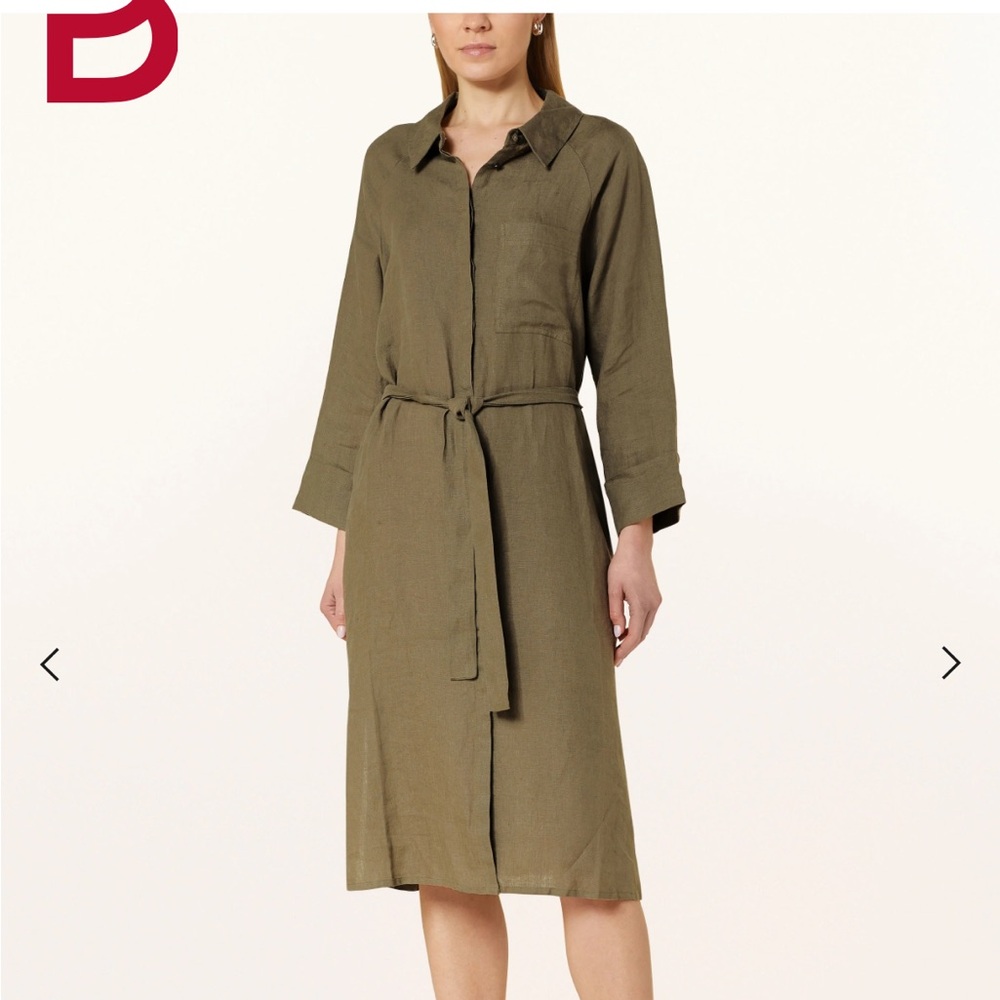 Princess goes Hollywood pure linen shirt dress